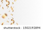 golden ribbons vector design.... | Shutterstock .eps vector #1502192894