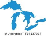 Great Lakes silhouettes