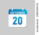 white daily calendar icon... | Shutterstock .eps vector #2085284191