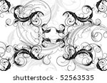elegant flower background | Shutterstock .eps vector #52563535