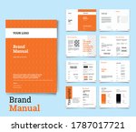 brand identity guideline... | Shutterstock .eps vector #1787017721