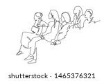 continuous line drawing of... | Shutterstock .eps vector #1465376321