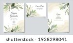  elegant wedding invitation... | Shutterstock .eps vector #1928298041