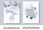  elegant wedding invitation... | Shutterstock .eps vector #1929529544