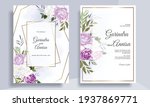 romantic wedding invitation... | Shutterstock .eps vector #1937869771
