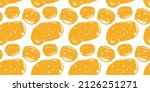 vector potatoes pattern... | Shutterstock .eps vector #2126251271