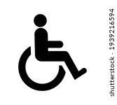 Wheel Chair Icon.medical Care ...