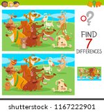 cartoon illustration of finding ... | Shutterstock .eps vector #1167222901