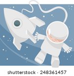 cartoon illustration of little... | Shutterstock . vector #248361457