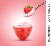 Strawberry Yoghurt Ads   A...