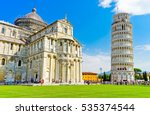 View Of The Pisa Cathedral And...