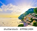 View Of Positano Village On A...