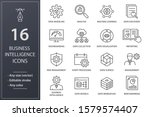 set of business intelligence... | Shutterstock .eps vector #1579574407