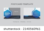 corporate business postcard... | Shutterstock .eps vector #2140560961