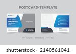 corporate business postcard... | Shutterstock .eps vector #2140561041