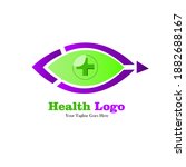 simple health logo design... | Shutterstock .eps vector #1882688167