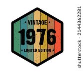 1976 vintage retro limited... | Shutterstock .eps vector #2144362281