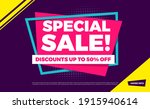 special sale discounts up to 50 ... | Shutterstock .eps vector #1915940614
