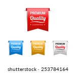 premium quality labels | Shutterstock .eps vector #253784164