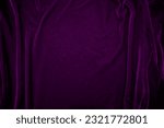 Small photo of Purple velvet fabric texture used as background. Violet color panne fabric background of soft and smooth textile material. crushed velvet .luxury magenta tone for silk.