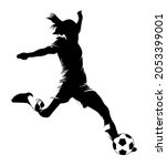 women soccer player vector... | Shutterstock .eps vector #2053399001