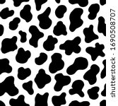 Animal Seamless Pattern. Cow...