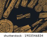 Wood Poster Or Banner. Planks...