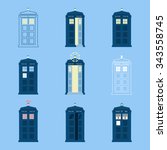 Blue Police Box Clipart Free Stock Photo - Public Domain Pictures