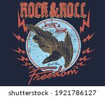rock and roll freedom eagle...