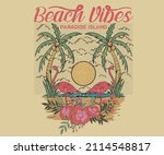 Beach Vibes Vintage Graphic...