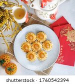 Small photo of Traditional Chinese Pineapple Tarts Cookies
