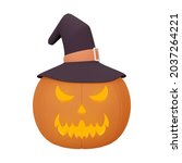 3d rendering of pumpkin and... | Shutterstock . vector #2037264221