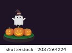 3d rendering of halloween party ... | Shutterstock . vector #2037264224