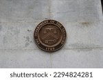 Small photo of WASHINGTON, D.C., USA - NOVEMBER 14, 2016 the department of the treasury plaque