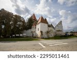Small photo of Medieval Saxon Fortified Church from Transylvania, Romania - Biserica evanghelica fortificata din Dealu Frumos, Sibiu