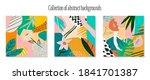 set of abstract art modern... | Shutterstock .eps vector #1841701387