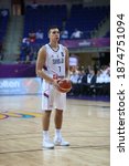 Small photo of Serbia's national team defeated Latvia 92--82 at the 1 September 2017 Istanbul Fiba Eurobasket 2017 Men's Basketball Championship Bogdan Bogdanovic Shooting.