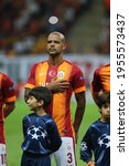 Small photo of On September 16, 2014, Galatasaray football team drew with Belgium's Anderlecht team in the Champions League at the Istanbul Turk Telekom Arena stadium 1–1. Felipe Melo in the game