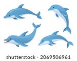 Cute Dolphins In Various Poses...