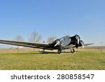 Junkers Ju 52 . German trimotor transport aircraft