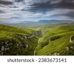 Small photo of Unique natural landscape of the Vikos Gorge in northern Greece, deepest gorge in the world. The gorge is found in Vikos National Park, Epirus