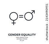 gender equality concept... | Shutterstock .eps vector #2143490951