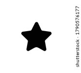 flat design star icon vector... | Shutterstock .eps vector #1790576177
