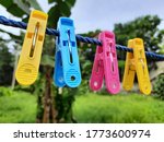 Different Color Clothespin With ...