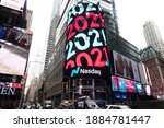 Nasdaq   Times Square In New...