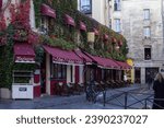 Small photo of PARIS, FRANCE - November 19, 2023 : The famous restaurant "Chez Marianne" in Marais