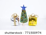 christmas concept background of ... | Shutterstock . vector #771500974