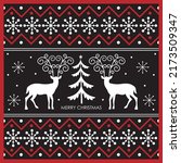 christmas card  gift bag or box ... | Shutterstock .eps vector #2173509347