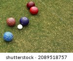 Some Colored Lawn Bowls...