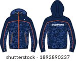 camouflage long sleeve sports... | Shutterstock .eps vector #1892890237